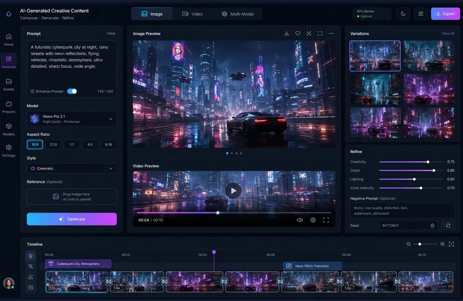 AI-Generated Creative Content