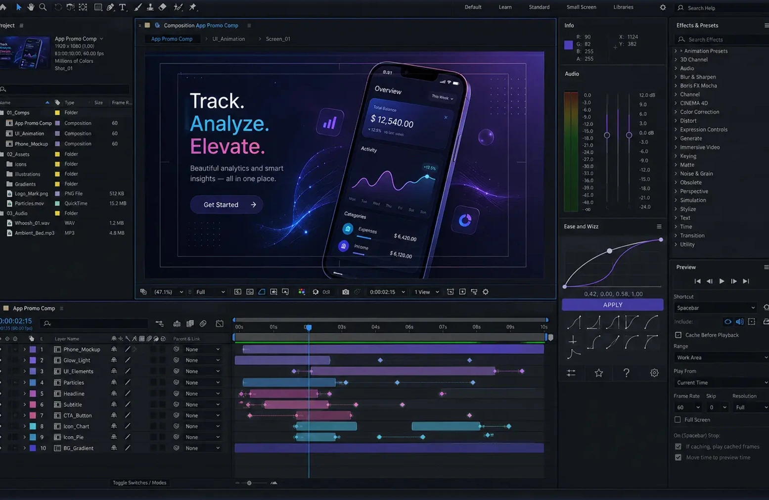Motion Graphics & UI Animation
